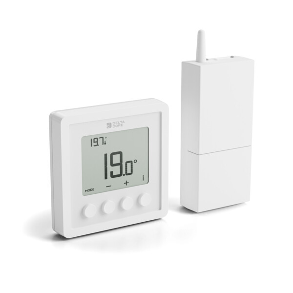 Tybox rf 130 thermostat sans-fil pour radiateur électrique (16a) - Delta Dore - 6051154