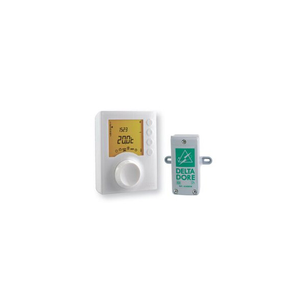 Delta Dore Tybox 327 Thermostat programmable filaire avec sonde extérieure pour chaudière ou PAC non réversible - Delta Dore - 6053011