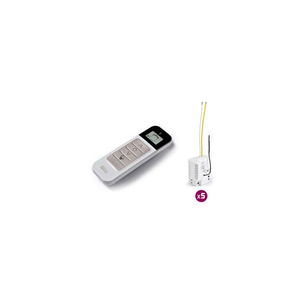 Delta Dore Pack Tyxia 550 Pack centralisation d'éclairage - 1 télecommande radio Tyxia 1610 - Delta Dore - 6351178