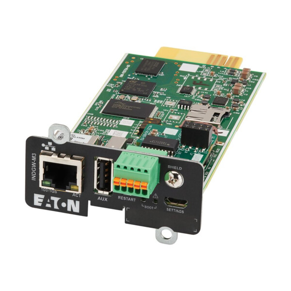Carte modbus tcp et ethernet pour onduleur eaton modèle m3 - Eaton - INDGW-M3