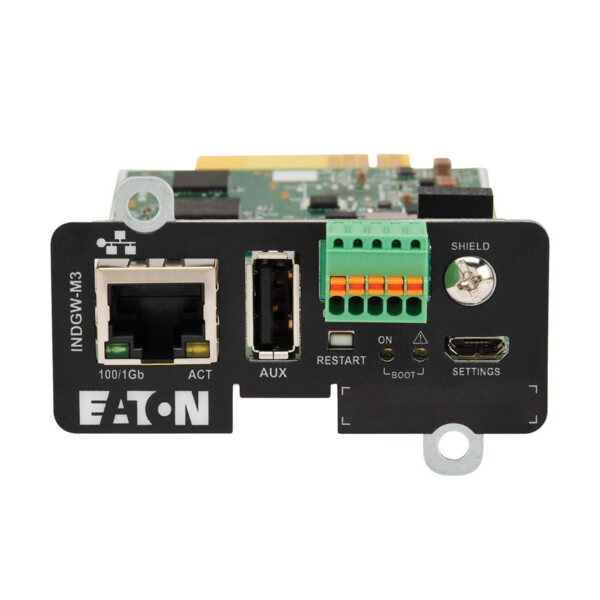 Carte modbus tcp et ethernet pour onduleur eaton modèle m3 - Eaton - INDGW-M3