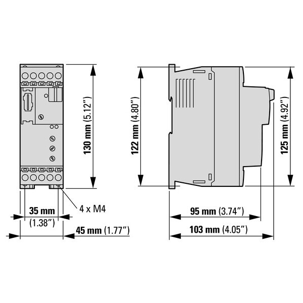 Démar.progres. Ds7, smartwire-dt, 4 a (DS7-34DSX004N0-D) - Eaton - 134943