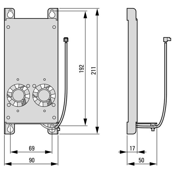 Ventilateur, pour démarreur progressif ds7, bg3 (DS7-FAN-100) - Eaton - 169021