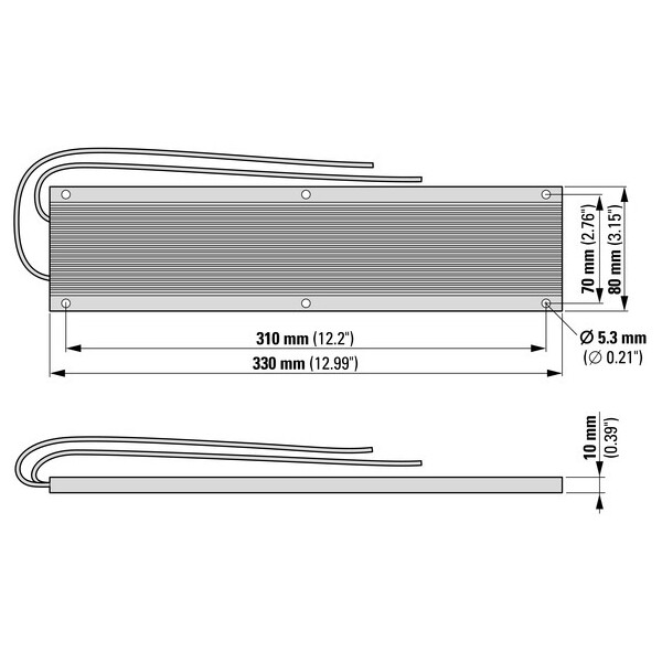 Résistance de freinage (500w, 33r) (DX-BR5-033) - Eaton - 169151