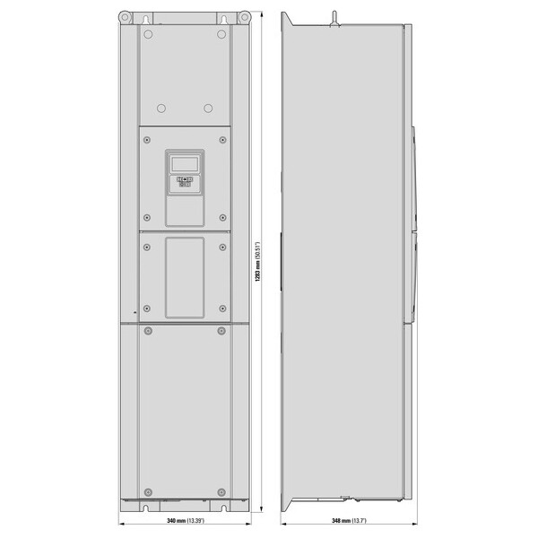 Vfd da1 3~/3~480v 202a 110kw/150hp (DA1-34202FB-B55C) - Eaton - 169405