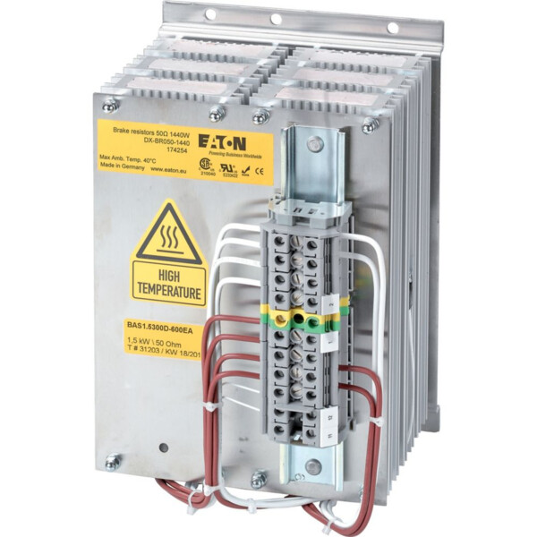Résistance freinage vfd, 25 ohm, 1920 w (DX-BR025-1920) - Eaton - 174259