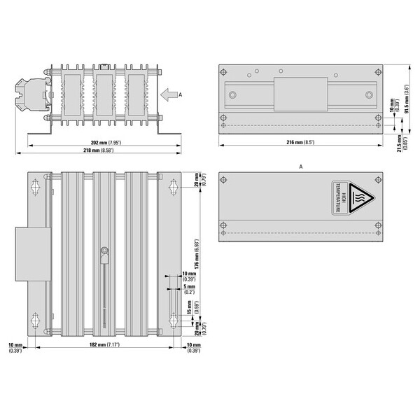 Résistance freinage vfd, 42 ohm, 720 w (DX-BR042-720) - Eaton - 174266