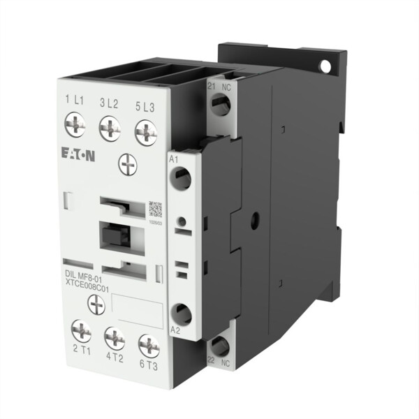Contacteur de puissance, 3p+1o, 5hp/600vac, semi f47 (DILMF8-01(RAC120)) - Eaton - 104416