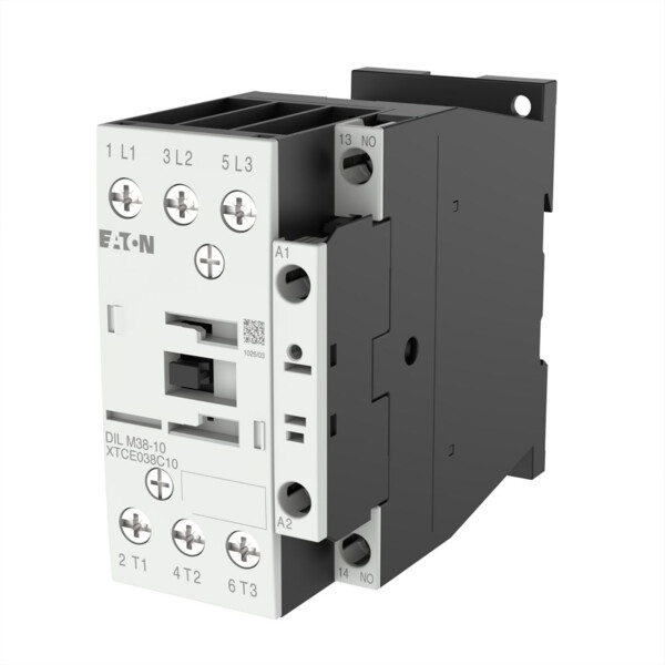 Contacteur de puissance, 3p+1f, 18.5kw/400v/ac3 (DILM38-10(190V50HZ,220V60HZ)) - Eaton - 112426
