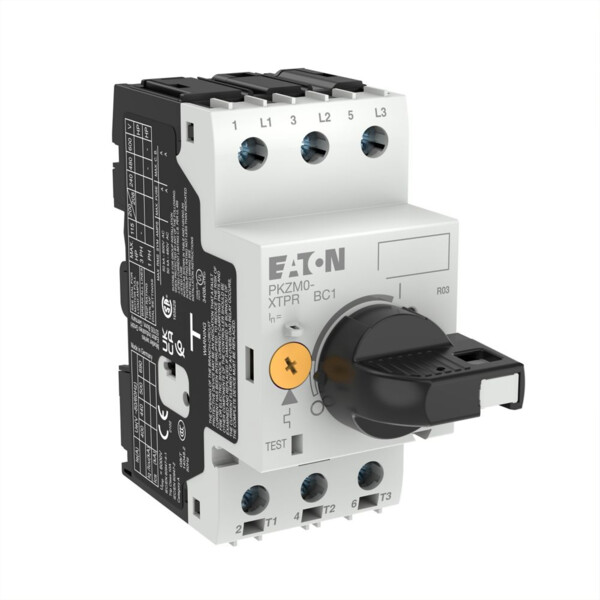 Disjoncteur de protection moteur, 3p, ir=8-12a, manette verrouillable (PKZM0-12/AK) - Eaton - 156397