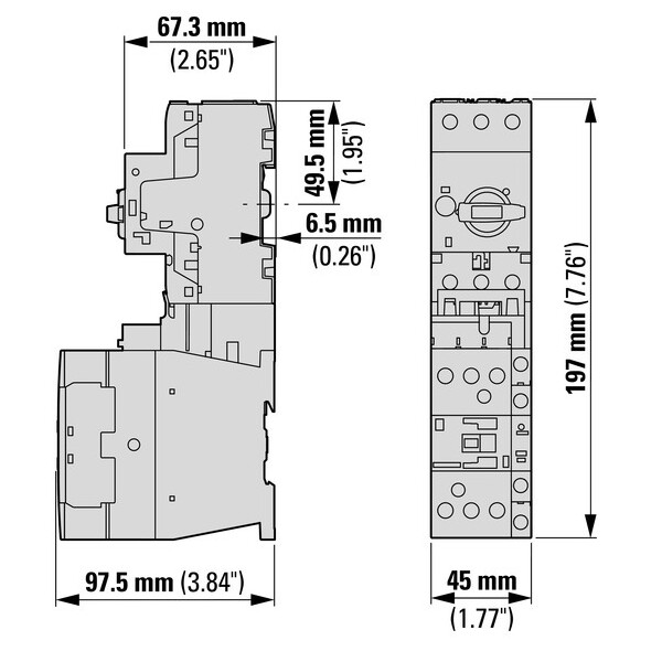 Démarrage direct - msc-dm-10-m17(24vdc) (MSC-DM-10-M17(24VDC)) - Eaton - 192748
