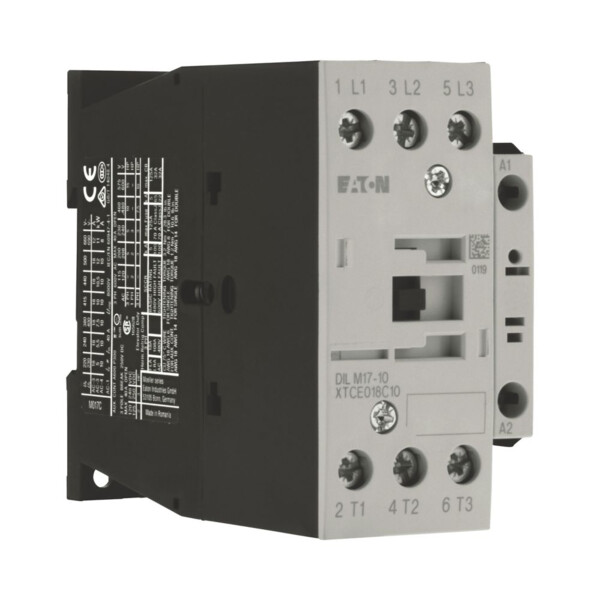 Contacteur de puissance, 3p+1f, 7.5kw/400v/ac3 (DILM17-10(230V50/60HZ)) - Eaton - 277012