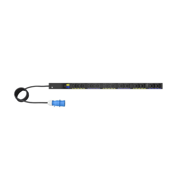 Pdu g4 basique 0u monophasé 32a entrée iec 309 sortie 12xc13,12xc39 - Eaton - EVBAF132A