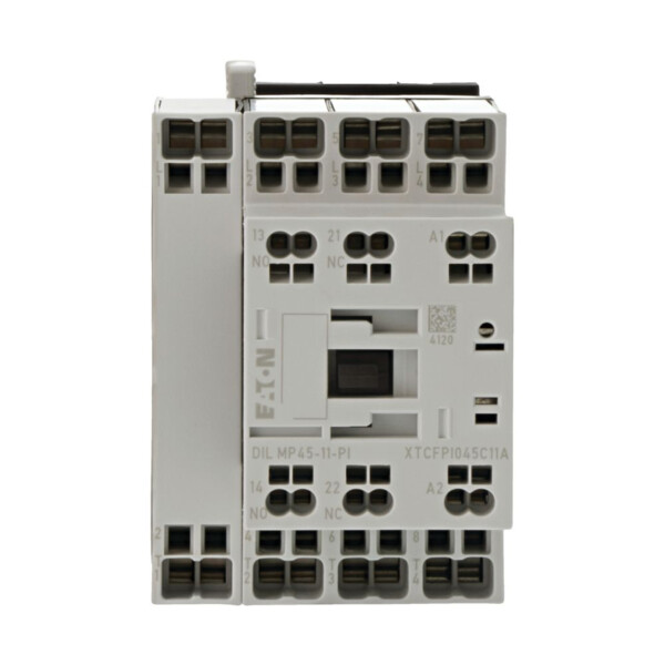 Contacteur puissance, 4, ac-1: 45 a, 1 f, 1 o, 220 v 50/60 hz, bornes push-in (dilmp45-11(220v50/60hz)-pi) - Eaton - 199677
