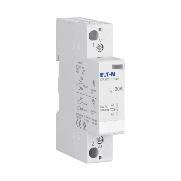 Eaton cr, relais modulaire, 20a, 24v ac, 1no - Eaton - EP-502133