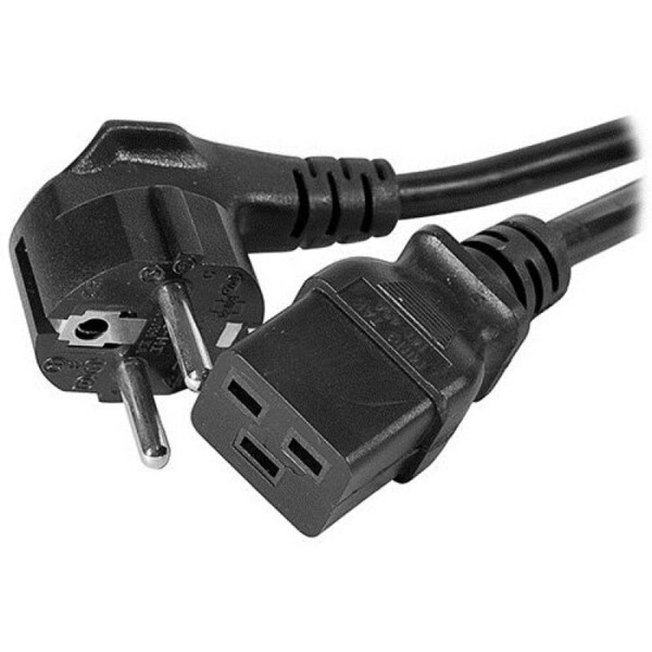 Lot de 2 Cordons pour Pulsar STS Eaton - Fiche Mâle 2 P + T - Connecteur Femelle C19 - Eaton - 66397