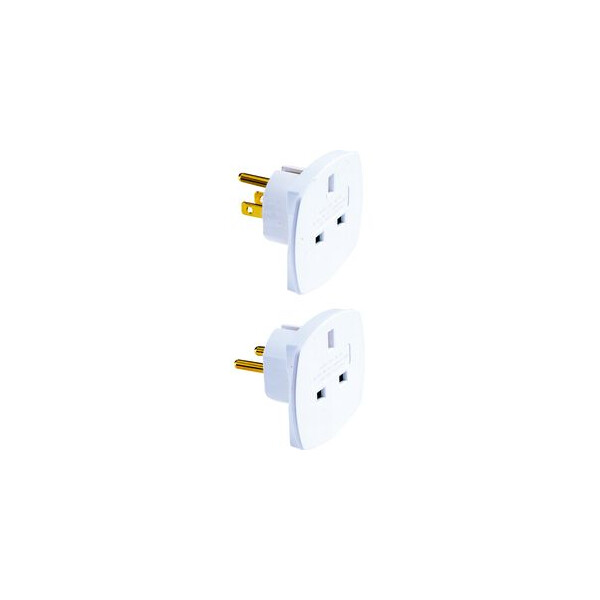 ADAPTEUR 2P+T BRITISH/US 125V - Ebenoid - 010143