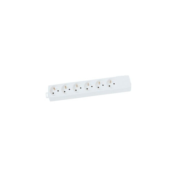 BLOC 6X16A+T BLC SS CORD. - Ebenoid - 011220