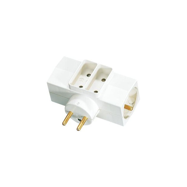 PRISE 1X16A + 2 PRISES 2X6A - Ebenoid - 011812