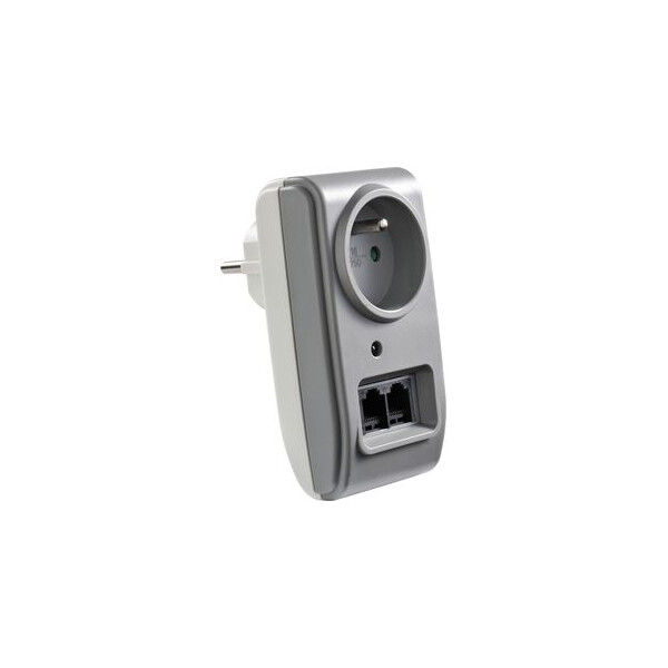 PRISE PF 16A+T +RJ45 - Ebenoid - 012731