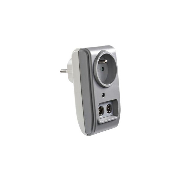 PRISE PF 16A+T +TV - Ebenoid - 012732