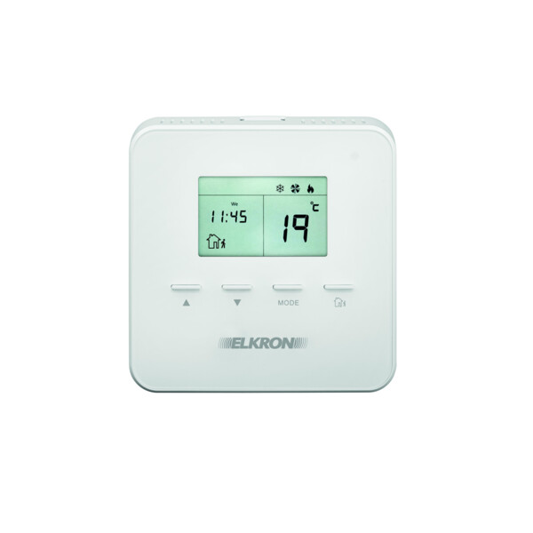Thermostat radio Zigbee pour système d'alarme anti-intrusion Egon préprogrammé - Elkron - TER600/SP