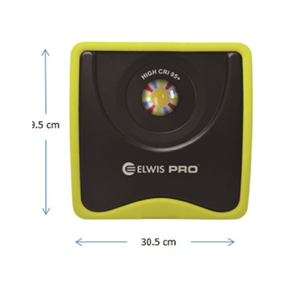 Projecteur LED Elwis - 5m - 60W - 3800lm - 5000K - IP54 - IK09 - Noir et jaune - Elwis - 80034