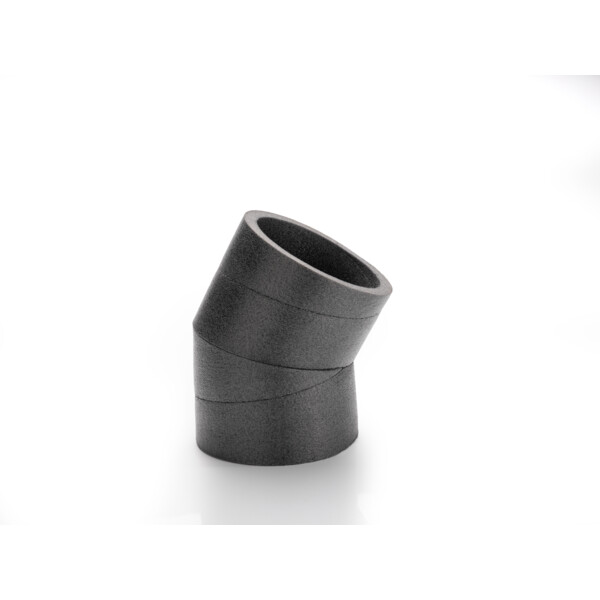 Coude PE 30°Eoliance en polyéthylène D125mm gris - Eoliance Habitat - 913182