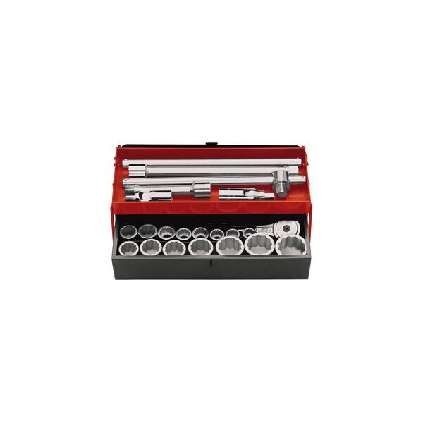 Coffret de douilles 12 pans de 19 à 55 mm - Facom - K.442E
