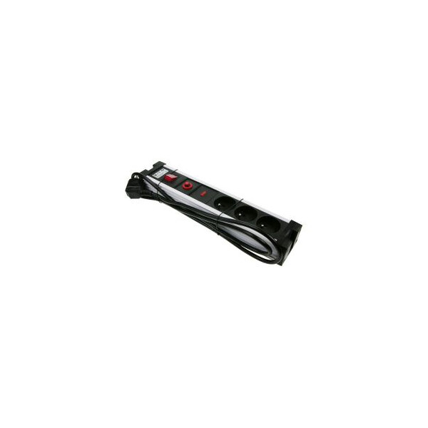 Bloc multiprises parasurtenseur et parafoudre - 3 entrées avec filtre - 3x1mm2 - 1,5 mètre - Franelec - Franelec - BM3_PSW