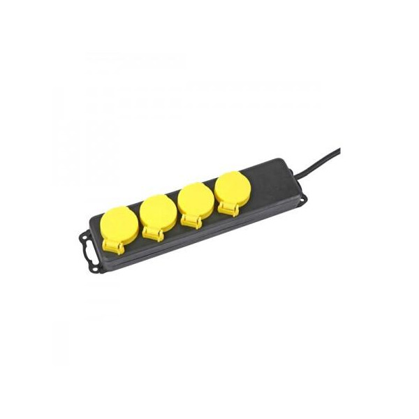 Bloc multiprise 4 entrées etanche 3X1, 5MM2 - Franelec - Franelec - BM4_H07_ETN1