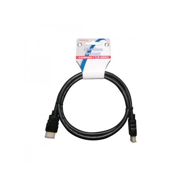 Cordon doré HDMI 0.5M Cavalier - Franelec - Franelec - CHDMI-0.5GOLDCA