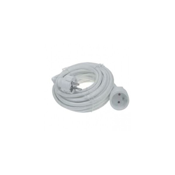 Cordon prolongateur - rallonge H05VV-F de 3m Blanc - Franelec - Franelec - CPH053MCP