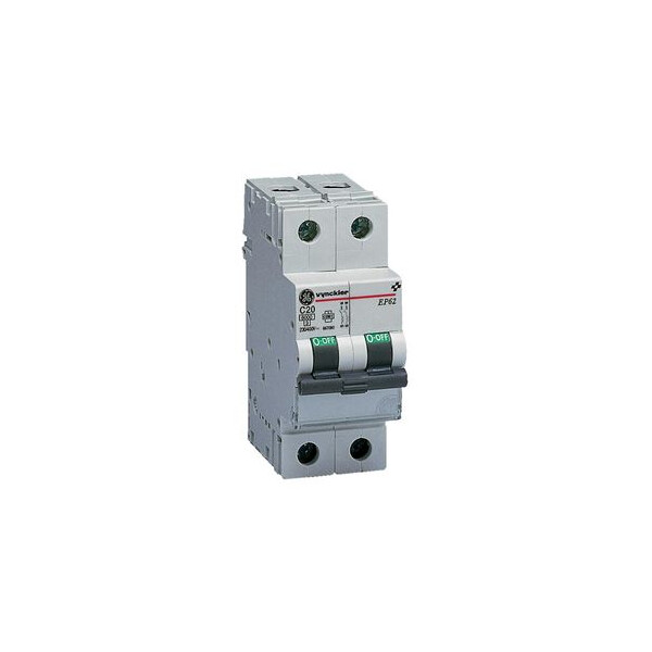 EP60 disjoncteur 6kA 2P D 6A - General Electric - 566571