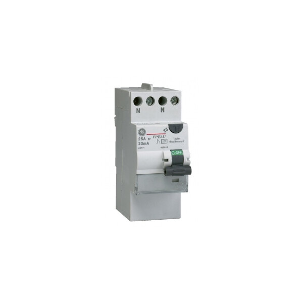 General Electric interrupteur differentiel FPEU Type A 2 Pôles 40A 30mA UNIBIS - General Electric - 605820