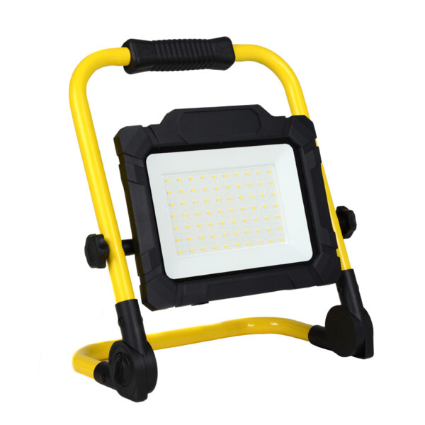 Projecteur portable LED 50W pliable - 3m de câble H05RNF 3G1 - 4000 lumen - Generix - 0232274
