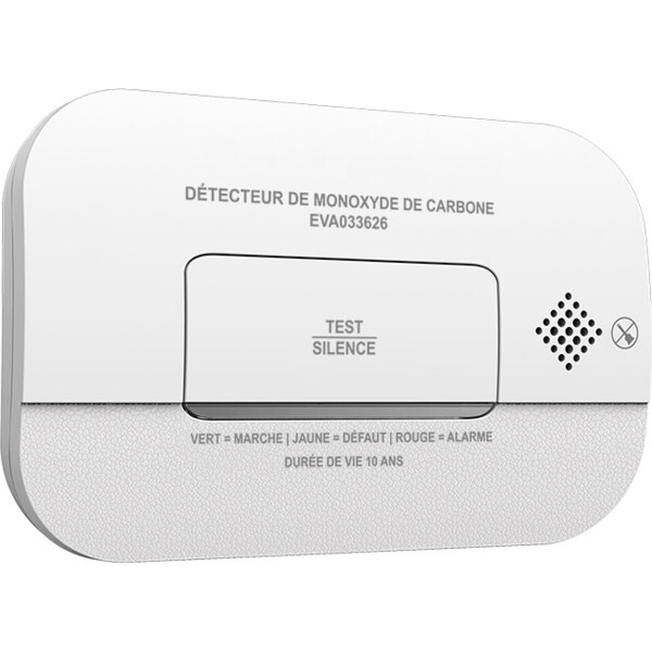 Détecteur de CO monoxyde de carbone - Generix - EVA033626