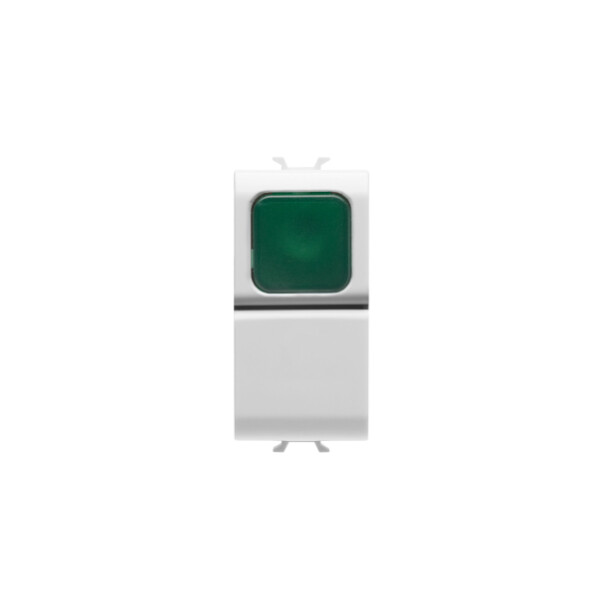 B-p 1m 1p No 16a Voyant Vert Blanc - Gewiss - GW10142