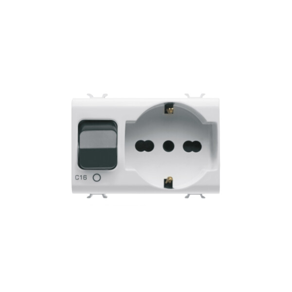 Prise V. 3m Dis. Mth 1p+n 16a P30/17 Bl - Gewiss - GW10312