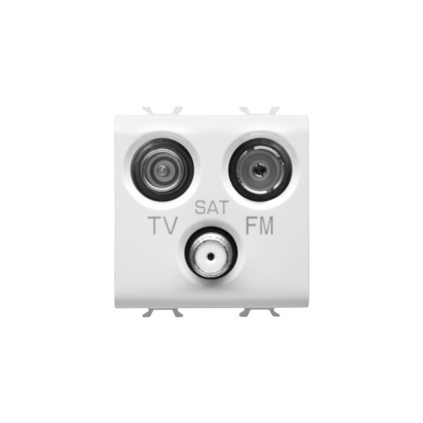 Prise Tv+fm+sat 2m Blanc - Gewiss - GW10382