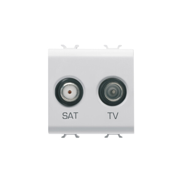 Prise Tv+sat 2m Blanc - Gewiss - GW10383