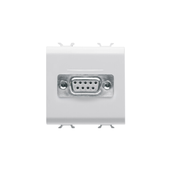 Connecteur Sub-d 9 Contacts 2m Blanc - Gewiss - GW10441