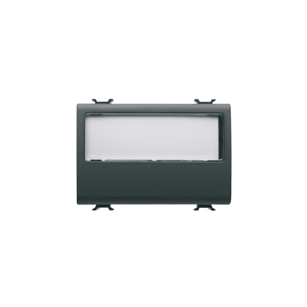 B-p 3m 1p No 10a Porte-etiq. Lum. Noir - Gewiss - GW12192