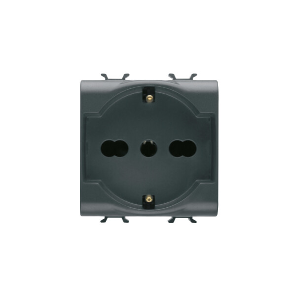 Prise 2m 2p+t 16a Biv P30-17 Std I/d N - Gewiss - GW12204