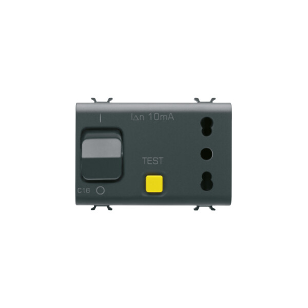 Pr.int D Mth Dif 3m 1p+n 16a P17/11 Noir - Gewiss - GW12321
