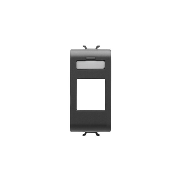 Enjoliveur Prise Rj45 Noir - Gewiss - GW12431