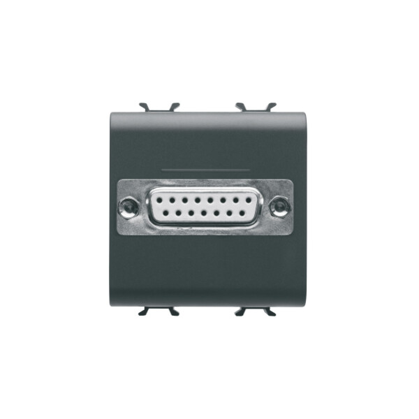 Connecteur Sub-d 15 Contacts 2m Noir - Gewiss - GW12442