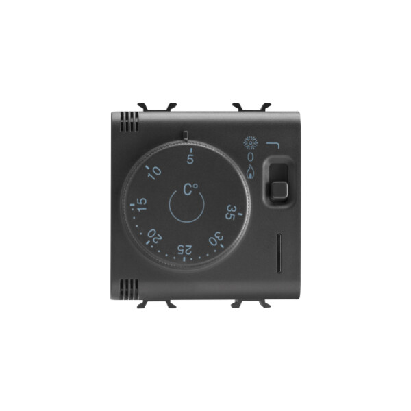 Thermostat 2m 230vca-50/60hz Noir - Gewiss - GW12705