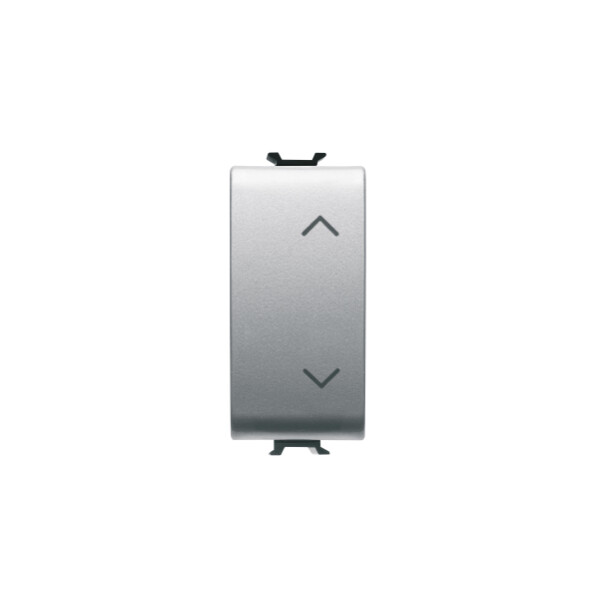 Commutateur 1m 1p 10ax Haut-bas Titane - Gewiss - GW14121