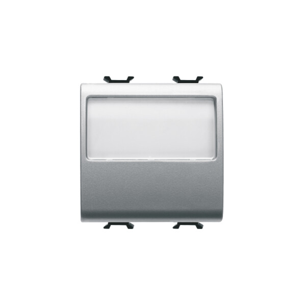 B-p 2m 1p No 10a Porte-etiq. Lum. Titane - Gewiss - GW14191